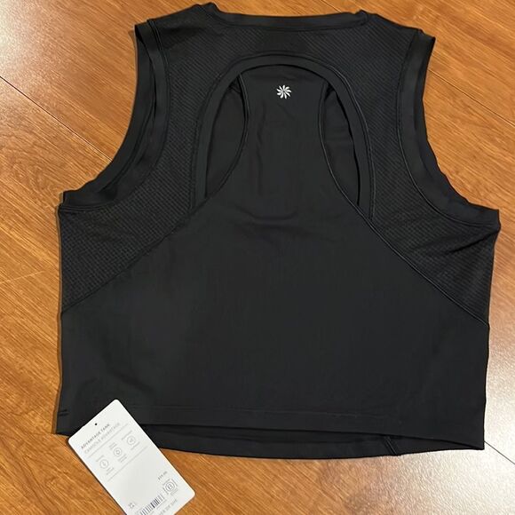 NWT Athleta Advantage Black Tank Size Large. - Picture 5 of 10